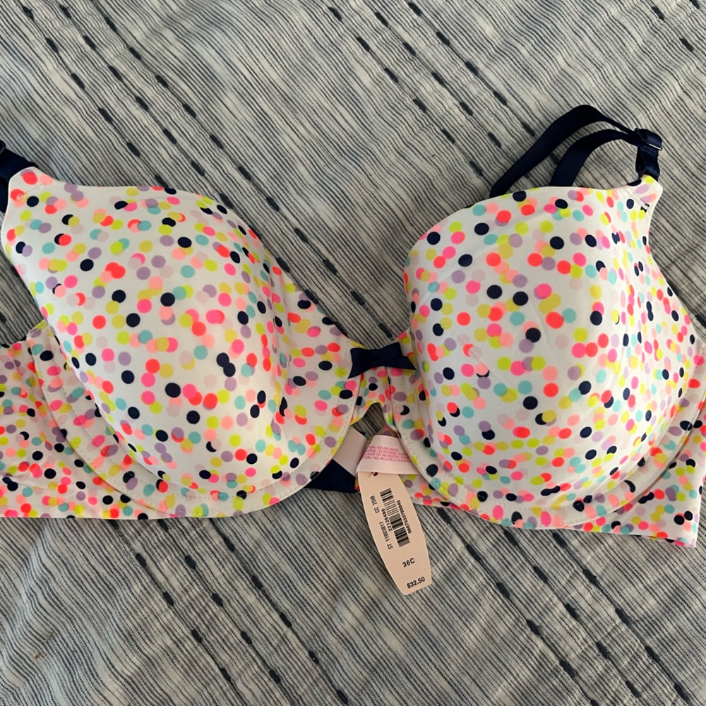 Colorful Polka Dot Women's Bra